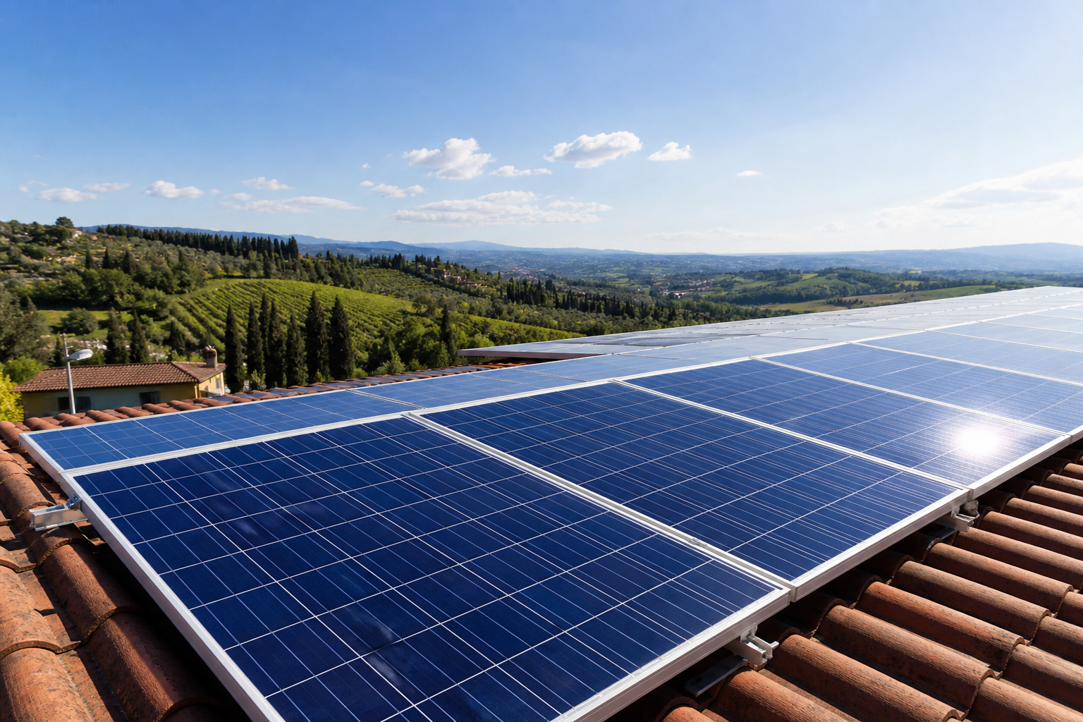 Impianto fotovoltaico progettato da Enetech